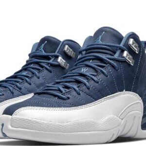 Air Jordan 12 Indigo Blue - (Size 3.5Y)